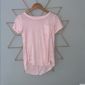 pink shirt with pocket